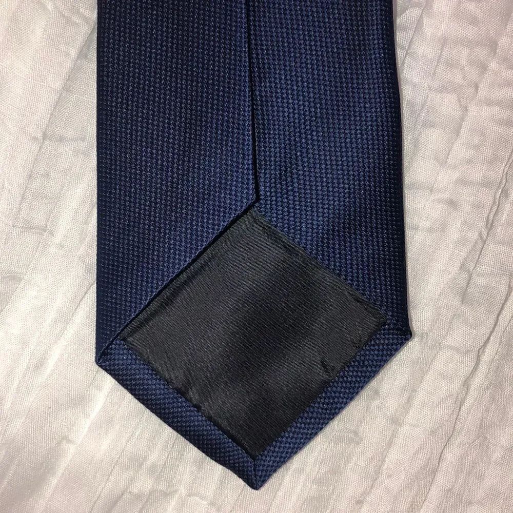 Dockers Navy Textured Polyester Tie - Picture 3 of 7